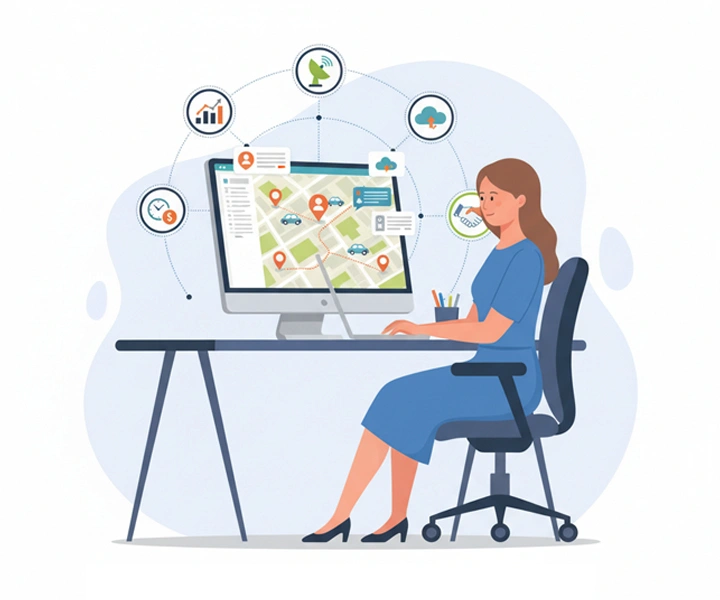 Real-time GPS tracking for field sales employees