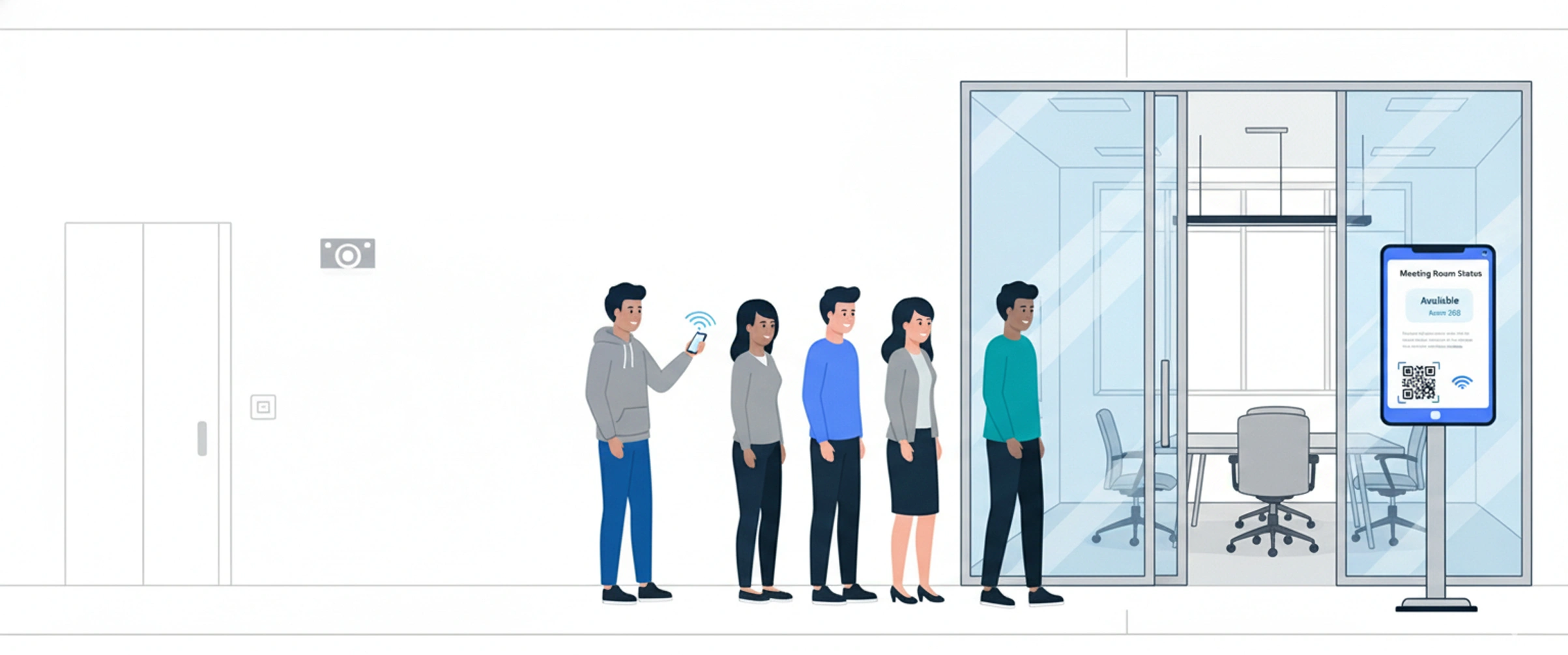 IoT-enabled smart meeting room booking system